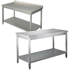 Edelstahl Arbeitstische
