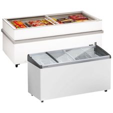 Kühltruhen mit Glasdeckel