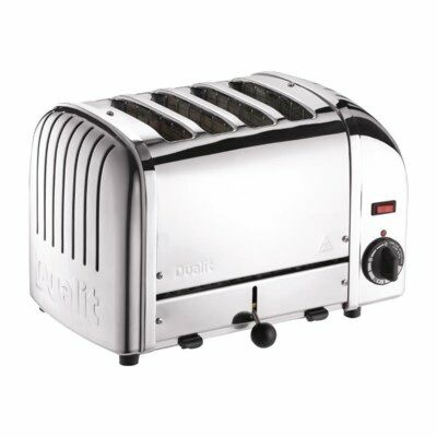 Toaster Gastronomie Gastro Toaster Profi Toaster 1.800 W 4 Schlitze Edelstahl 