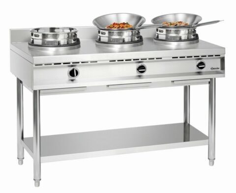 Bartscher Wok-Herd Gas 3 Brenner à 10 kW