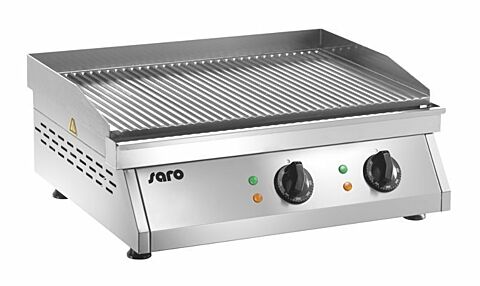 SARO Griddleplatte (gerillt) FRY TOP GH 610 R-Gastro-Germany