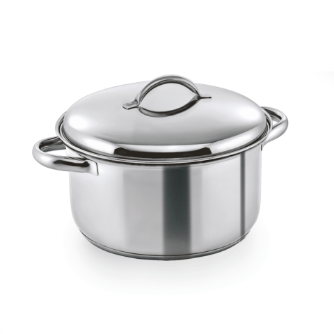 Fleischtopf mit Deckel COOKWARE 19, Ø 16 cm, 1,8 Liter, Chromnickelstahl
