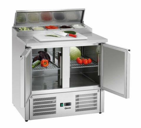 Bartscher Vorbereitungskühltisch 900T2, 900x700x1010mm, 5x 1/6 GN