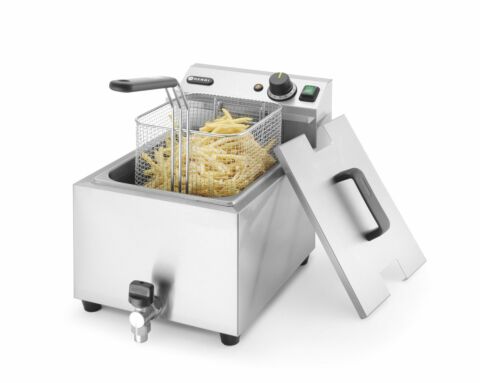 HENDI Friteuse Profi Line mit Ablasshahn 8L 3,5kW