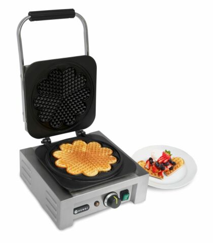 HENDI Waffeleisen Herz, 5 verbundene Herzen