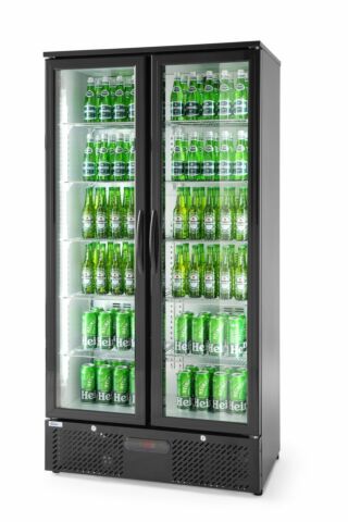 ARKTIC Glastürkühlschrank zweitürig 448L