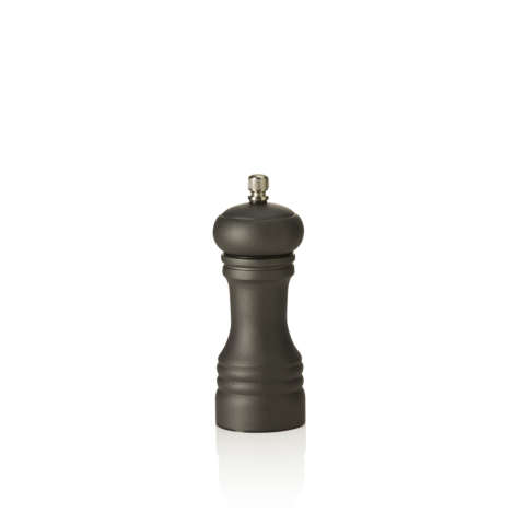 Salzmühle Metal mit Edelstahl Mahlwerk, Höhe 15 cm, Edelstahl