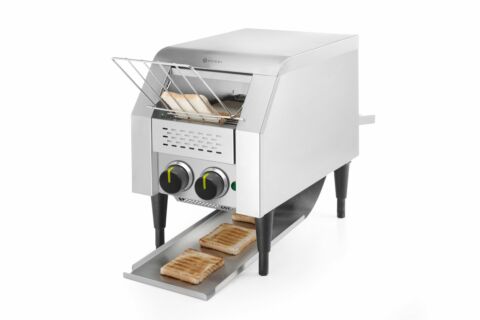 HENDI Durchlauf Toaster Edelstahl einzeln, Band einstellbar, 1340W