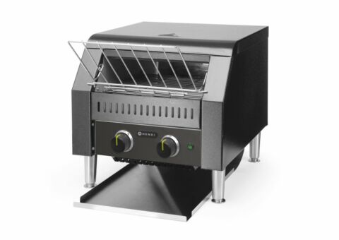 HENDI Durchlauf-Toaster doppelt, schwarz, Band einstellbar. 2240W