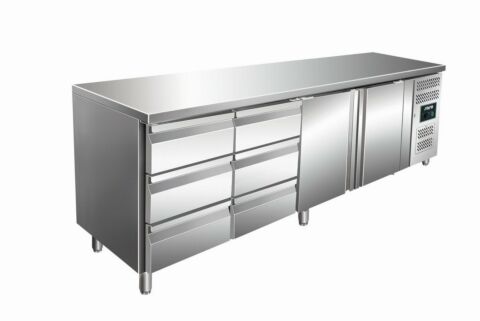 SARO Kühltisch inkl. 2 x 3er Schubladenset KYLJA 4150 TN-Gastro-Germany