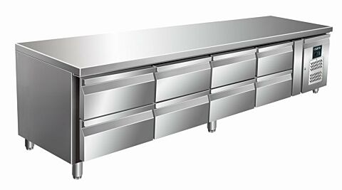 SARO Unterbaukühltisch mit 4x 2 Schubladen UGN 4