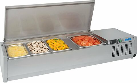 SARO Kühlaufsatz mit Deckel für 9x 1/3GN VRX 2000 S/S geöffnet