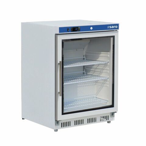 SARO Lagerkühlschrank mit Glastür - weiß HK 200 GD