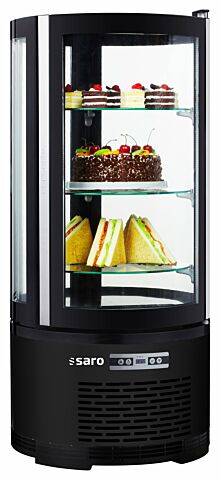 SARO Kuchenvitrine schwarz MATILDE