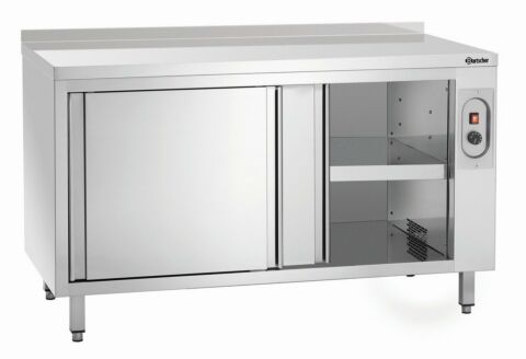 Wärmeschrank mit Schiebetüren und Zwischenboden