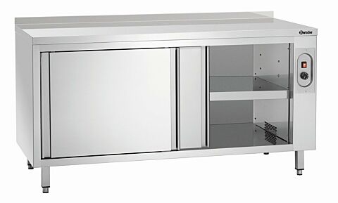 Wärmeschrank mit Schiebetüren und Zwischenboden