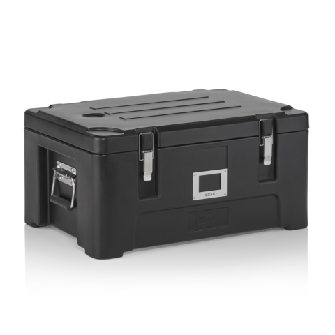 GN Thermotransportbehälter 1/1, 63 x 43 x 31 cm, schwarz, Polyethylen, Polyurethan
