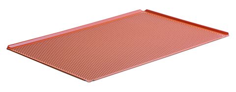 SCHNEIDER Lochblech 400 x 600 mm, Aluminium mit roter Silikonbeschichtung