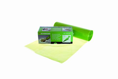 EW-Spritzbeutel, ECO, gechlossene Spitze, 350 x 195 mm, 70 my, Farbe grün,100 Stk.