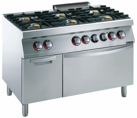 ZANUSSI Gasherd GH7 6 Flammen, 1200 x 700 x 850 mm