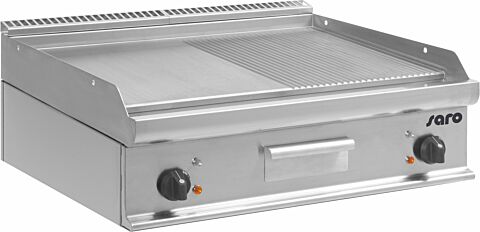 SARO Elektro-Griddleplatte, 1/2 glatt + /1/2 gerillt, E7/KTE2BBM 