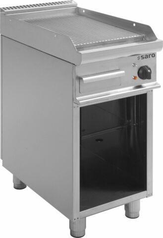 SARO Elektro-Griddleplatte, gerillt, E7/KTE1BAR 