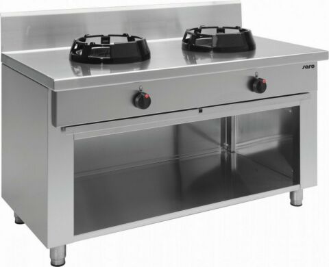 SARO Wok-Gasherd mit offenem Unterbau CC/02-Gastro-Germany