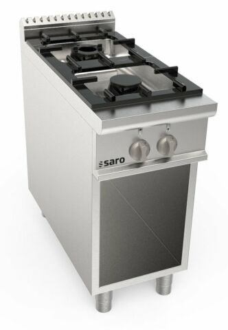 SARO Gasherd offener Unterbau 2 Brenner LQ / CUG2BA