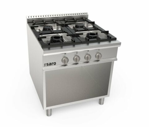 SARO Gasherd offener Unterbau 4 Brenner LQ / CUG4BA