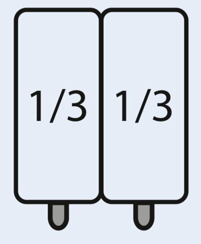 SARO Nudelkorbset: 2 x 1/3 GN