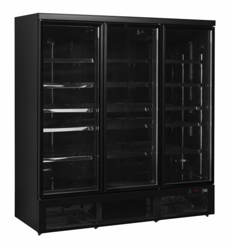 NORDCAP Glastürkühlschrank ATOM MAXI KS 3T-BB