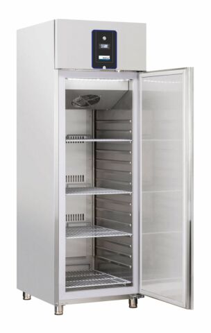 NordCap Tiefkühlschrank TKU 600 für GN 2/1 mit geöffneter Tür