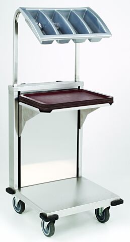 SARO Tablettspender Edelstahl+Besteckkasten TAB2