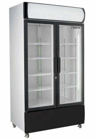 SARO Getränkekühlschrank mit Werbetafel - 2-türig GTK 580