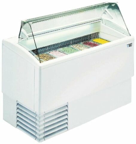NORDCAP COOL-LINE Eisvitrine ISETTA 6 TP STD für 4,7 L / 5,0 L Schalen