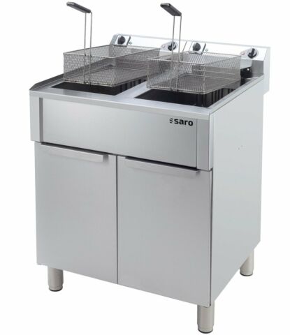 SARO Elektrofritteuse 20+20 L Stand BRAGA