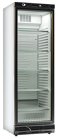 Glastürkühlschrank 375 GU, 362L. 600x621x1863 mm