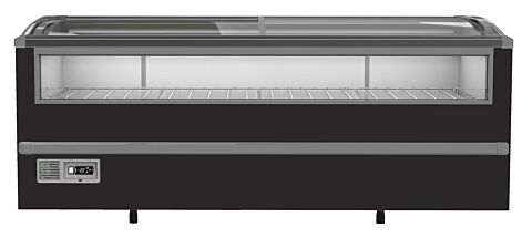 SUPERMARKT Tiefkühltruhe Schwarz, 1005L, 2124x952x894mm