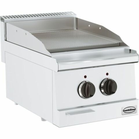 CombiSteel Base 600 El. Grillplatte Gerillt