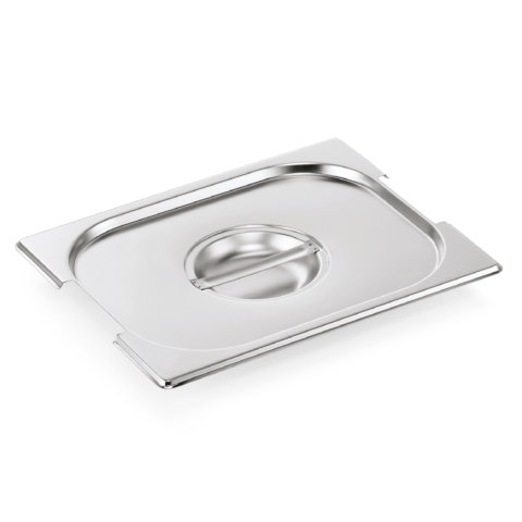 GN Deckel GN CORE 1/2, mit Griffaussparung, Chromnickelstahl