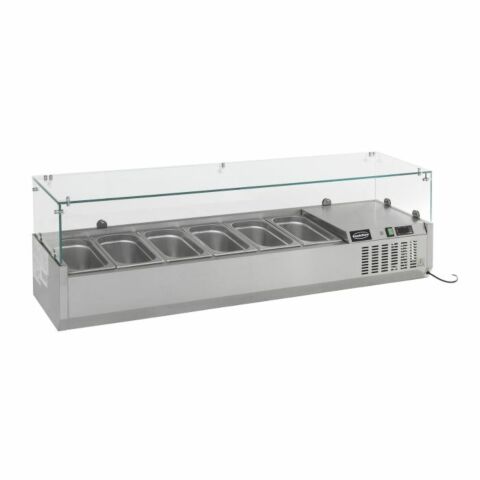 Aufsatzvitrine 1/4 GN X 6