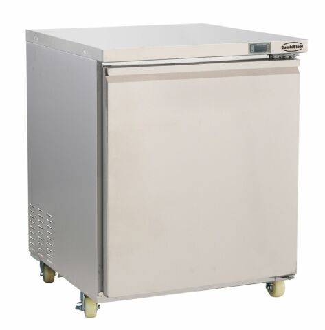 CombiSteel Umschaltbarer Kühl-/Tiefkühlschrank mit 1 Tür, 185 Liter