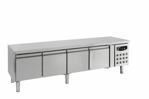Unterbaukühltisch CS mit 4 Türen, 2000x700x650mm