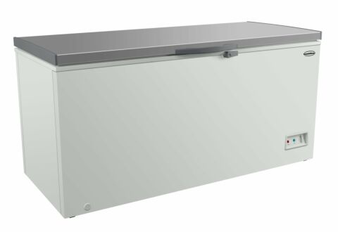 Combisteel Tiefkühltruhe mit Edelstahldeckel, 562 Liter