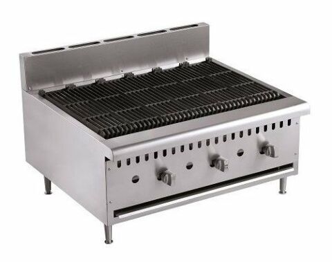 Combisteel Gas Grill 3 Brenner Tischgerät