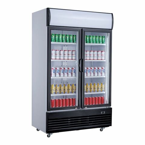 Kühlschrank 2 Glastüren 800L