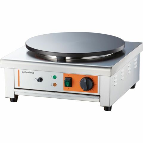 Crêpe-Gerät mit Ø 400 mm Platte, 450x470x220 mm (BxTxH), 3 kW 230 V
