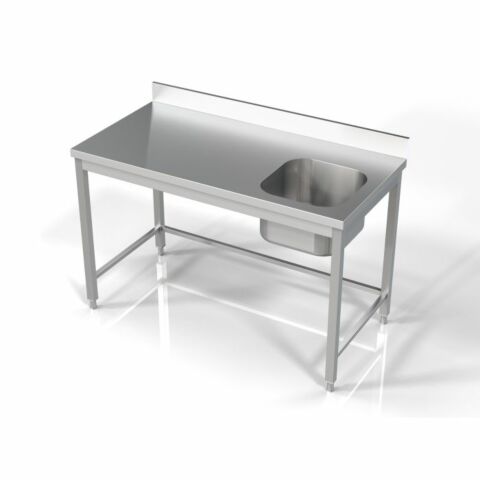 Spültisch 700 Serie, 1 Becken rechts, 1400x700x850 mm, Edelstahl