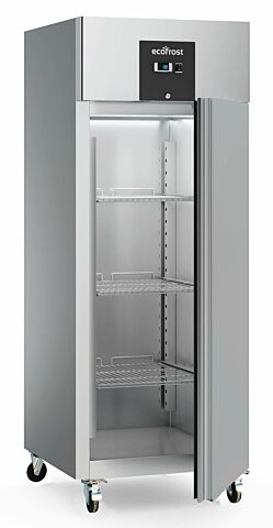 ecoFrost Edelstahl Kühlschrank RFS 1 Tür