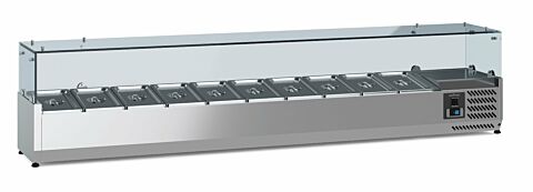 ecoFrost Aufsatzkühlvitrine für 10x 1/4 GN